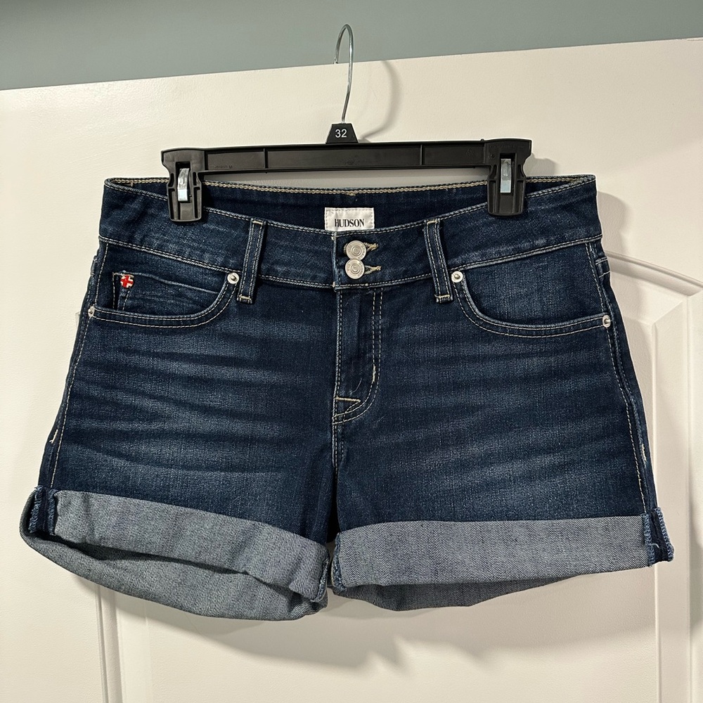 ***NWT*** Hudson Jeans Women's Dark Blue Deborah Jean Shorts - Size 29 (US 8)
